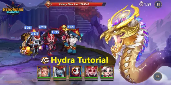 Melhores Times de Hidra em Hero Wars Mobile